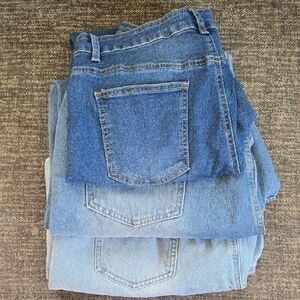 Shein Stylish Blue Denim Jeans